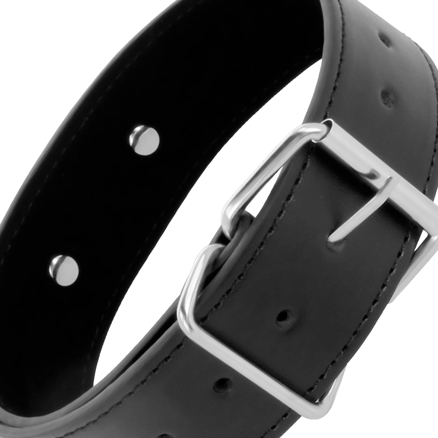 DARKNESS BONDAGE Collier Posture Chaîne Cuir — vue alternative