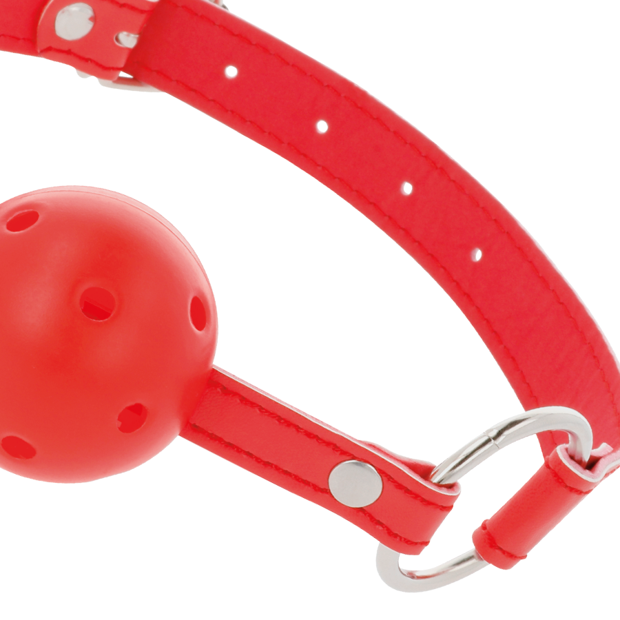 DARKNESS BONDAGE Bâton Respirant Rouge — vue alternative