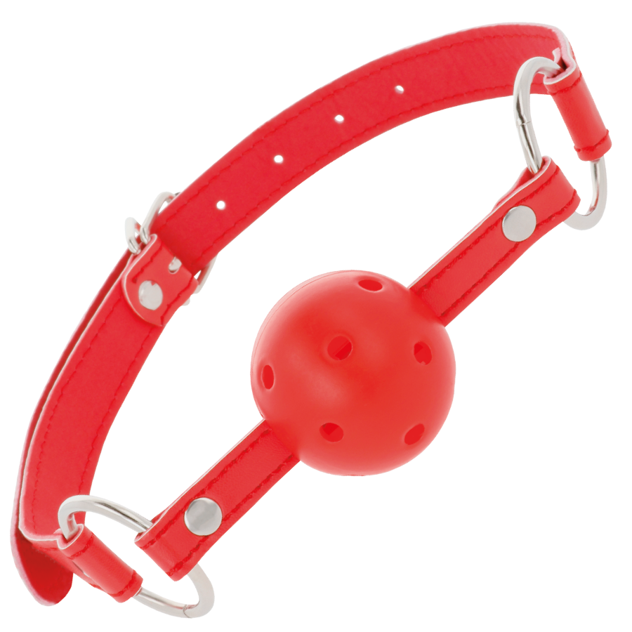 DARKNESS BONDAGE Bâton Respirant Rouge — vue détaillée