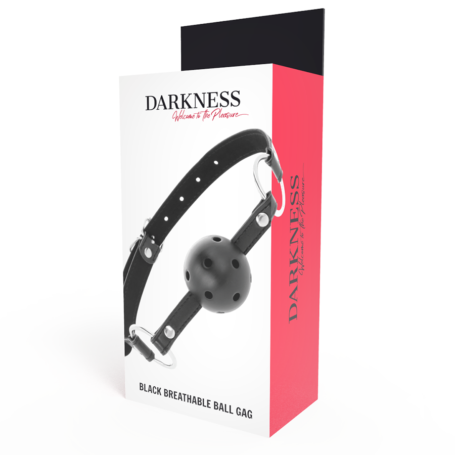 DARKNESS BONDAGE Bâton Respirant Noir — vue arrière