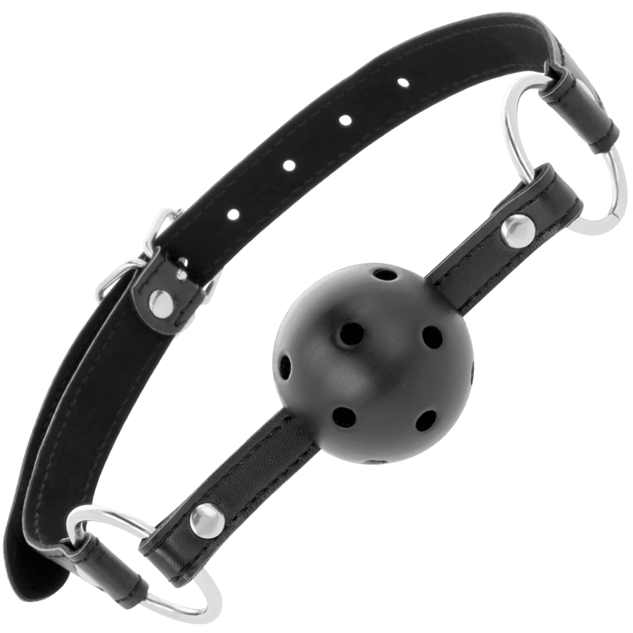 DARKNESS BONDAGE Bâton Respirant Noir — vue détaillée