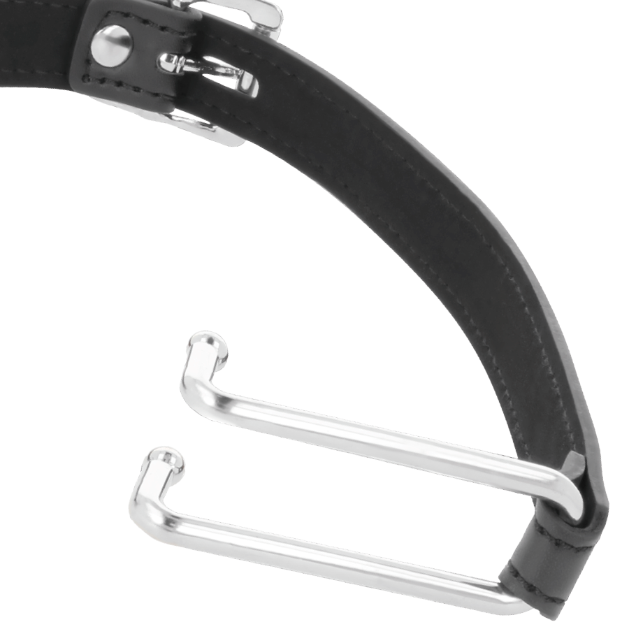 DARKNESS BONDAGE Gag Crochet Noir — vue alternative