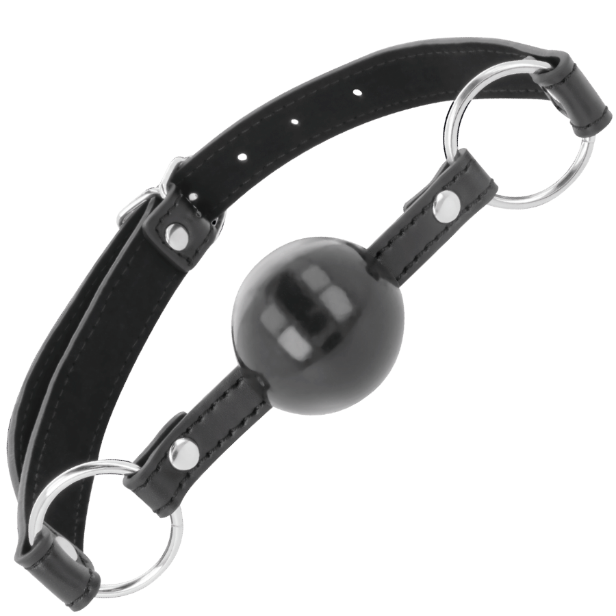 DARKNESS BONDAGE Bâillon Boule Noire — vue détaillée