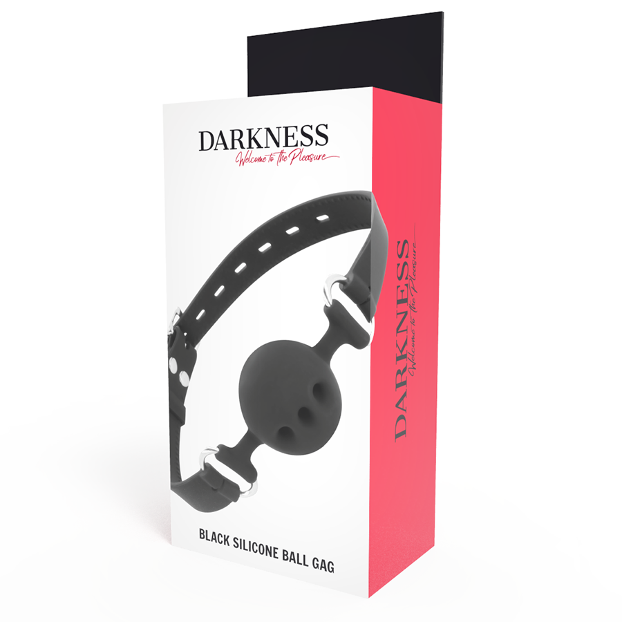 DARKNESS BONDAGE Bton Silicone Respirant Noir — vue arrière