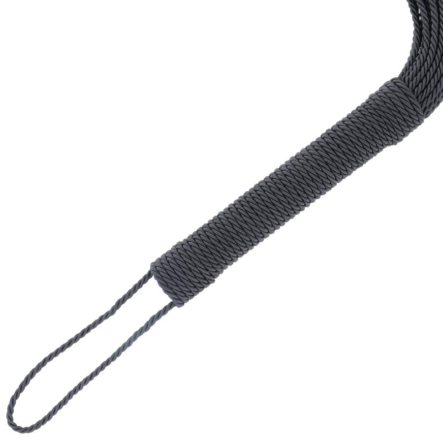 DARKNESS SENSATIONS Fouet Bondage Noir 50Cm — vue détaillée