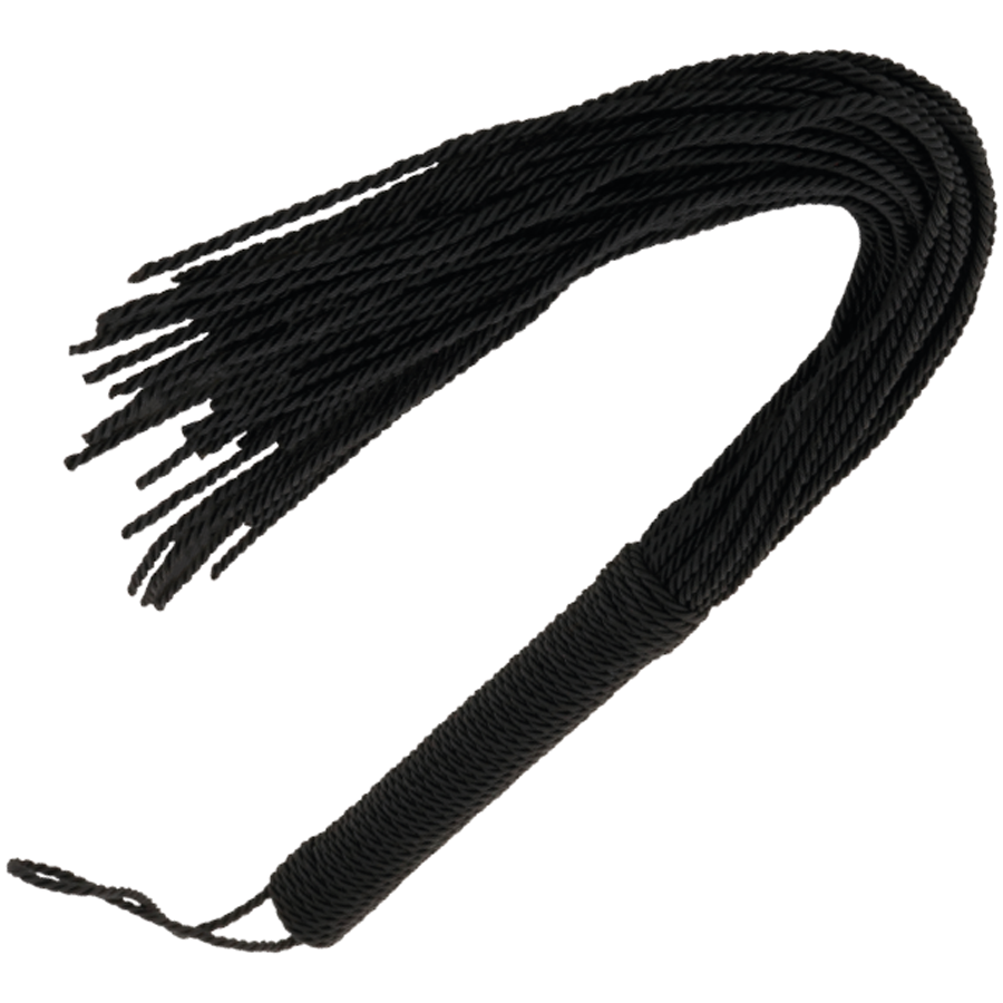 DARKNESS SENSATIONS Fouet Bondage Noir 50Cm - Aura Intime