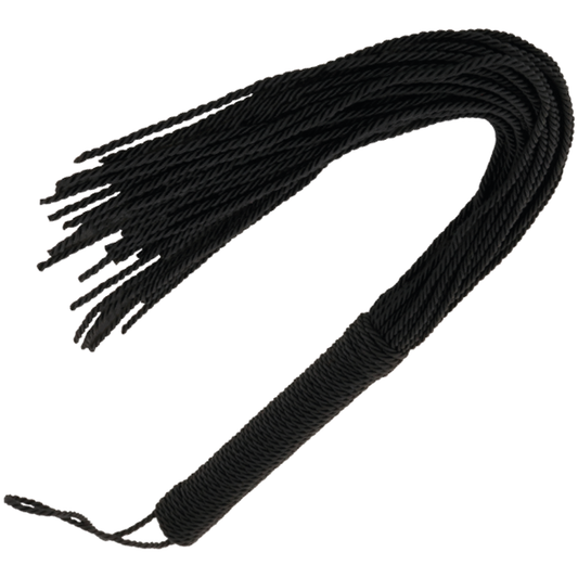 DARKNESS SENSATIONS Fouet Bondage Noir 50Cm - Aura Intime