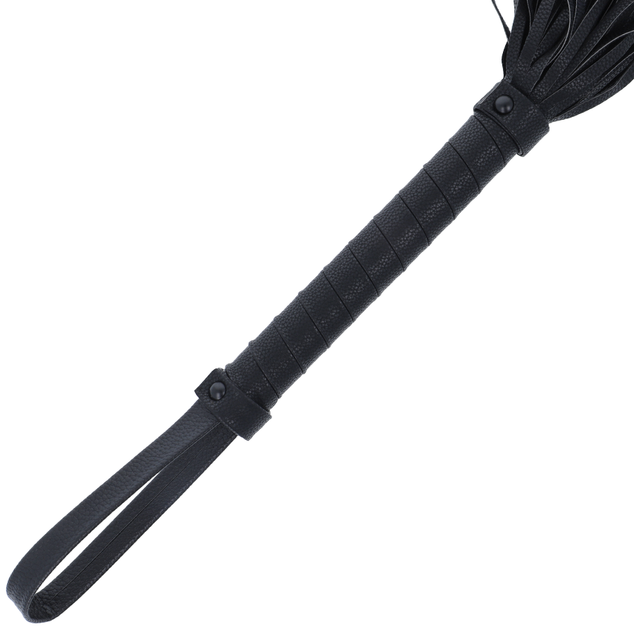 DARKNESS SENSATIONS Fouet Bondage Noir 42Cm Cuir — vue détaillée
