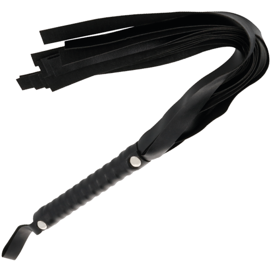 DARKNESS SENSATIONS Fouet Bondage Noir 51 Cm - Aura Intime