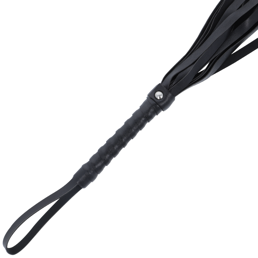 DARKNESS SENSATIONS Fouet Bondage Noir 45 Cm — vue détaillée