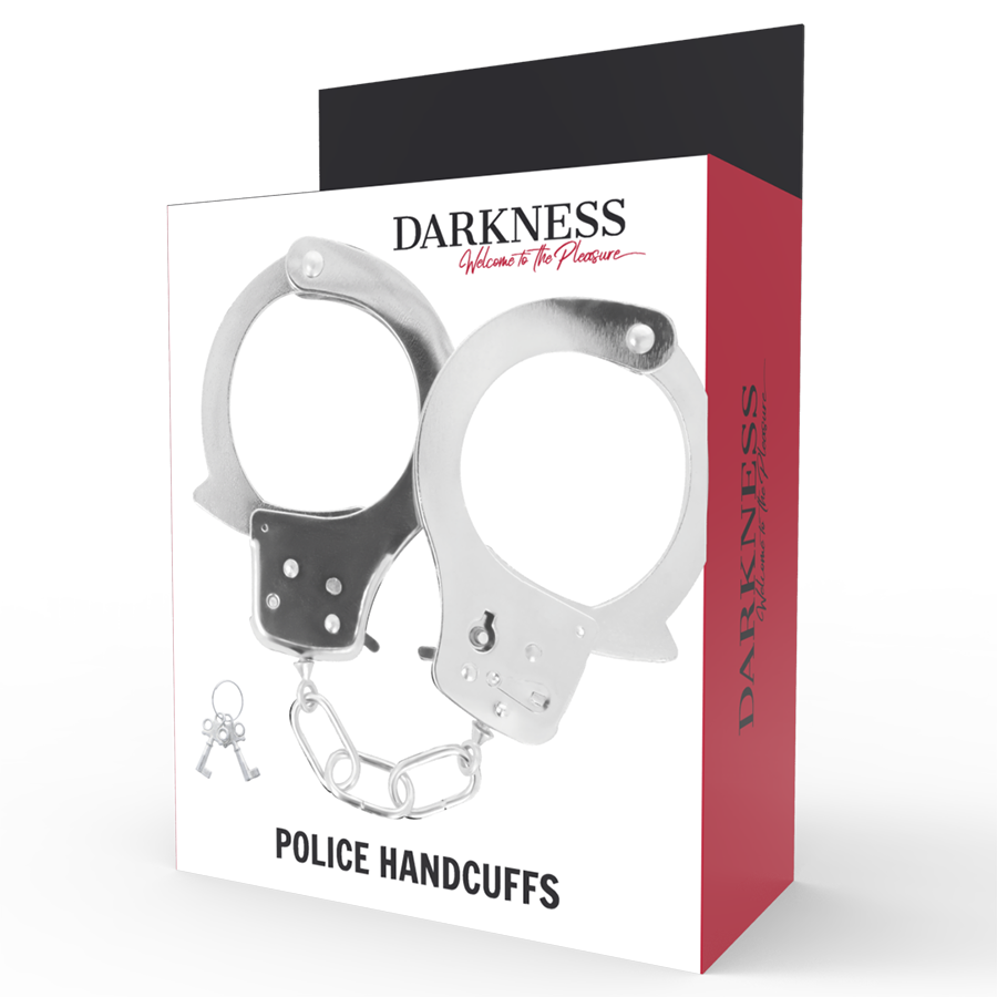 DARKNESS BONDAGE Menottes Métal Clés — vue alternative