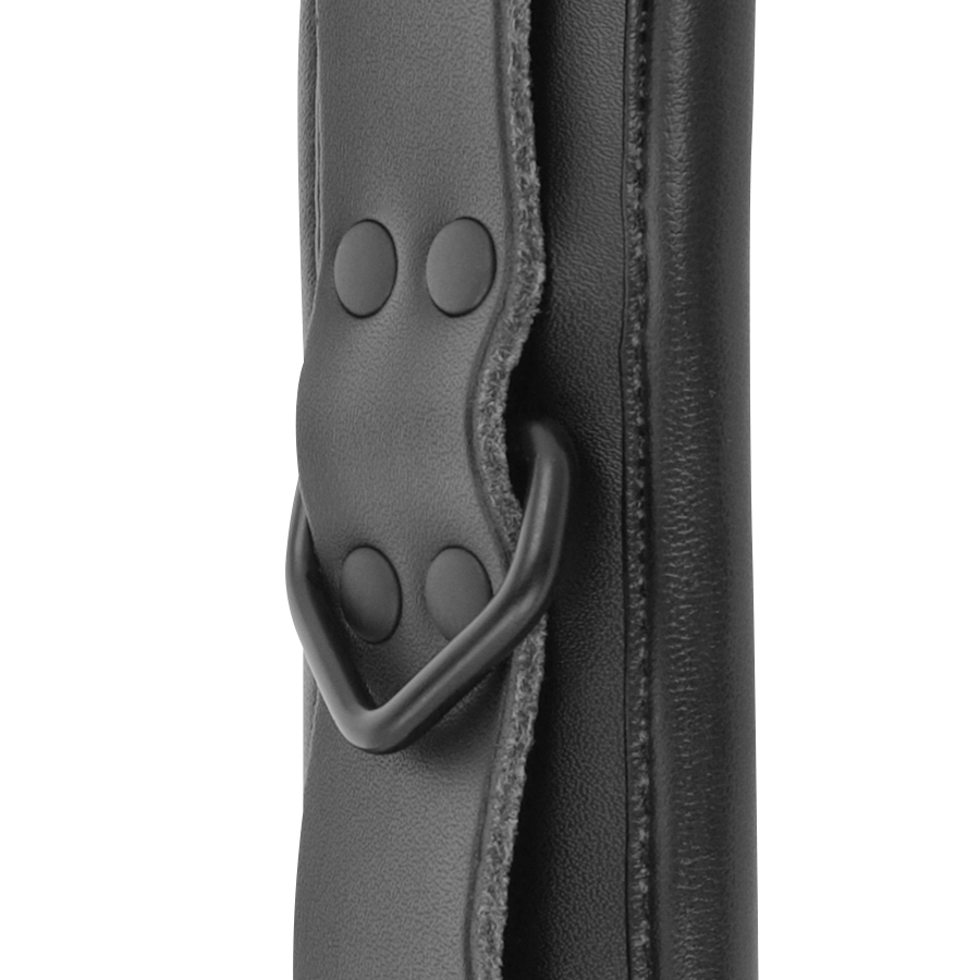 DARKNESS BONDAGE Menottes Cheville Ajustables Cuir Noir — vue arrière