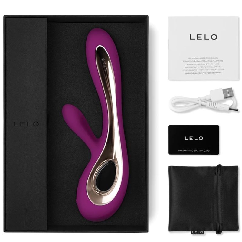 LELO VIBRATEUR SORAYA 2 RABBIT ROSE PROFONDE — vue détaillée