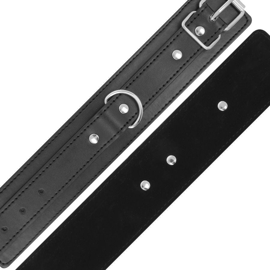 DARKNESS BONDAGE Menottes Réglables Noires Double Ruban Renfort — accessoires inclus