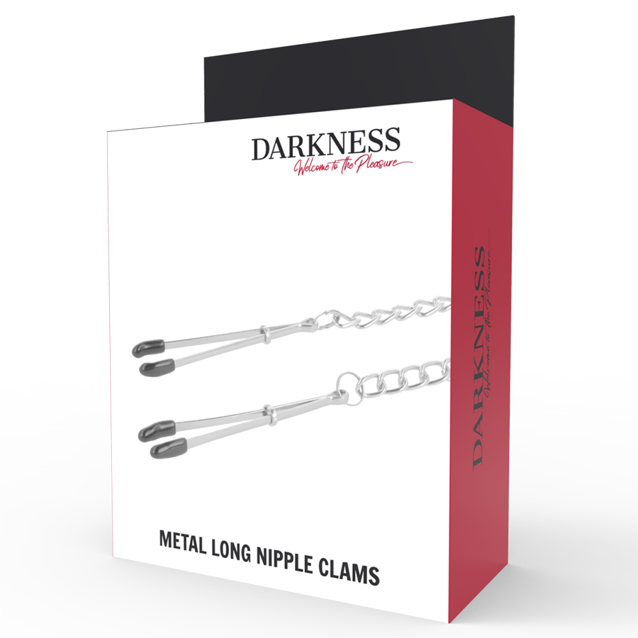 DARKNESS SENSATIONS Pinces À Tétons Réglables Métal — vue arrière
