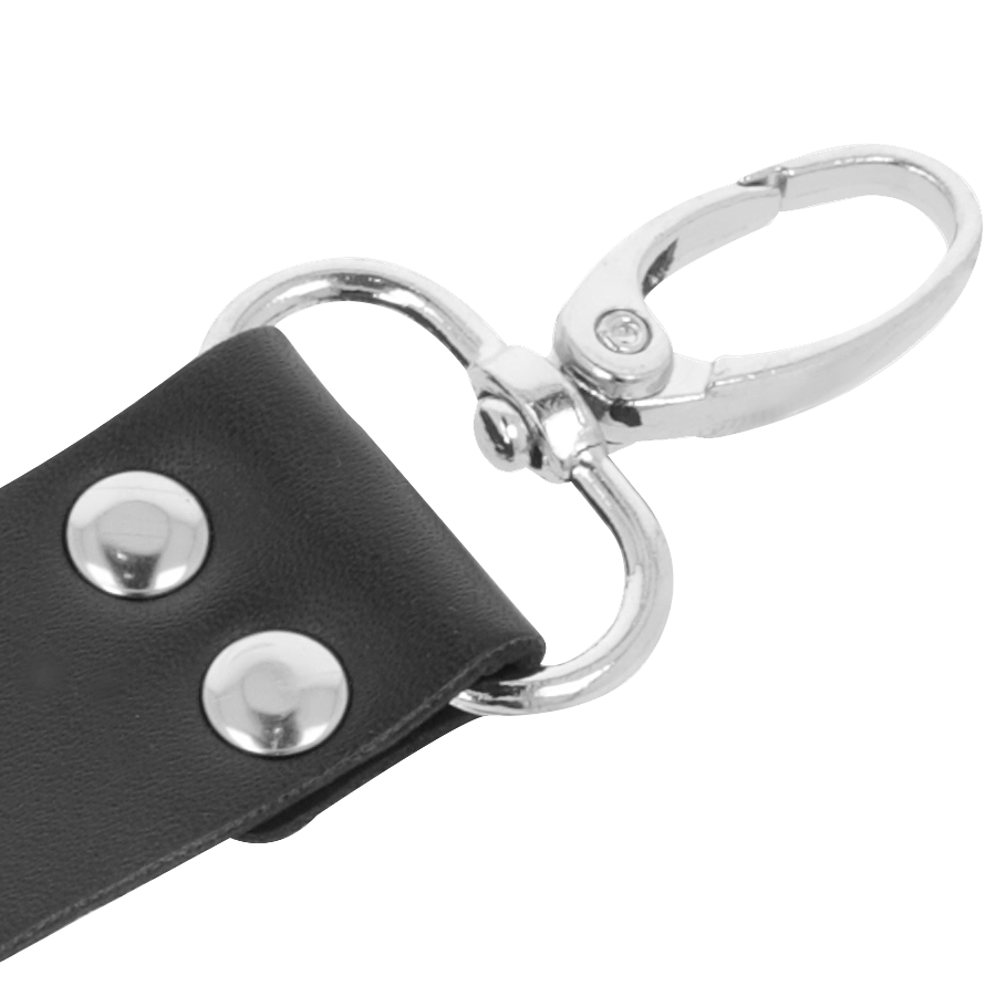 DARKNESS BONDAGE Menottes Cuir Pieds Mains Noir — vue alternative
