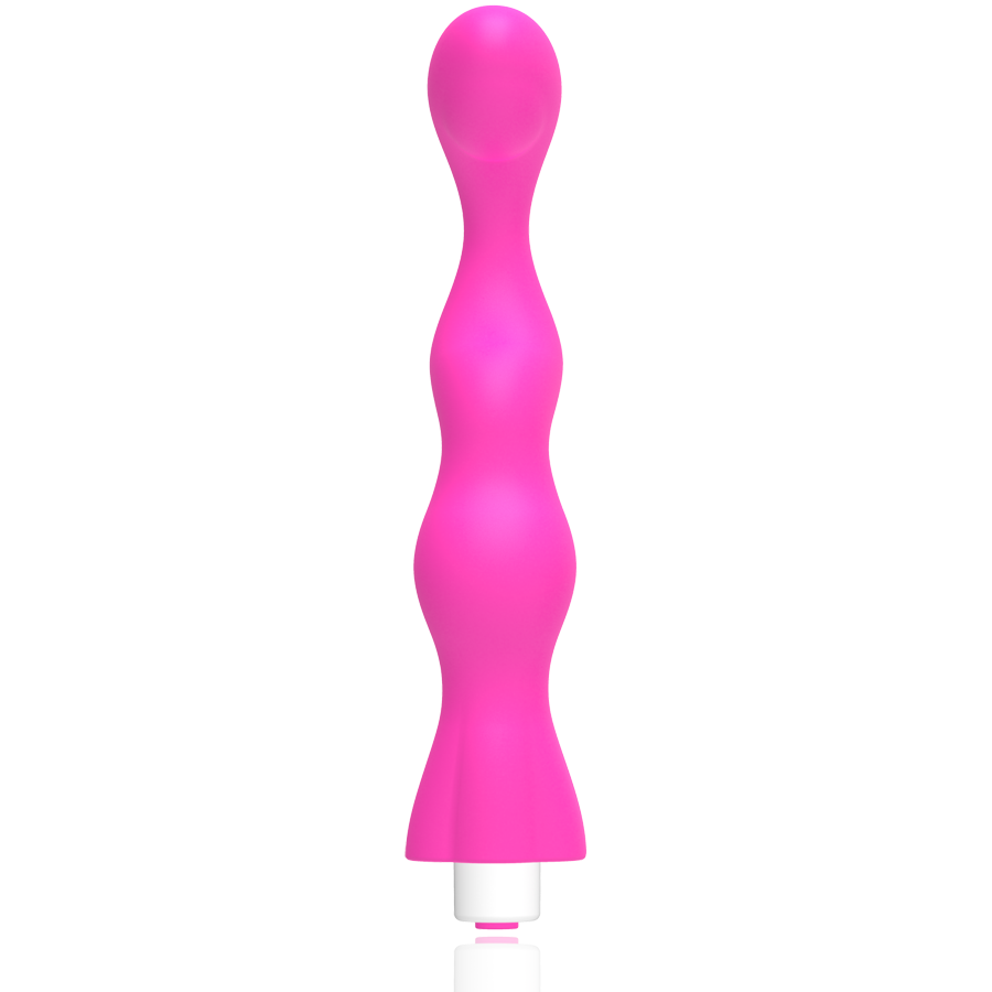 G-SPOT George G-Spot Vibrateur Gomme Rose — vue arrière