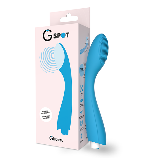G-SPOT Vibrateur Gylbert Turquoise Bleu G-Spot - Aura Intime