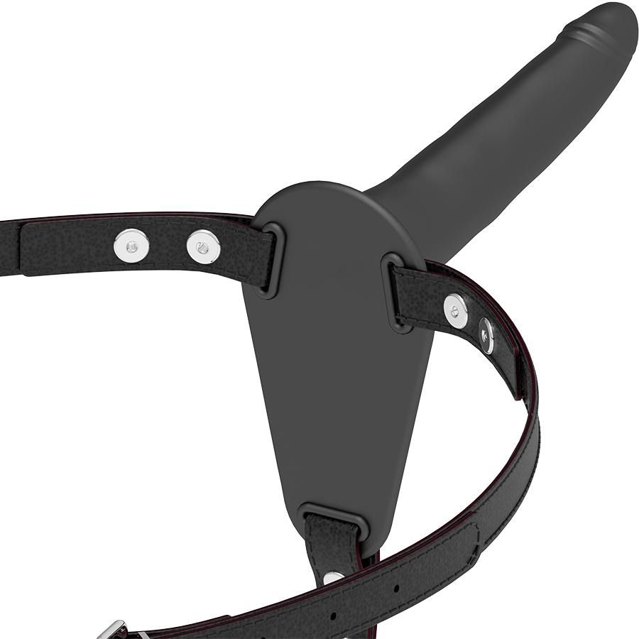 FETISH SUBMISSIVE HARNESS SILICONE NOIR 15 CM - Aura Intime