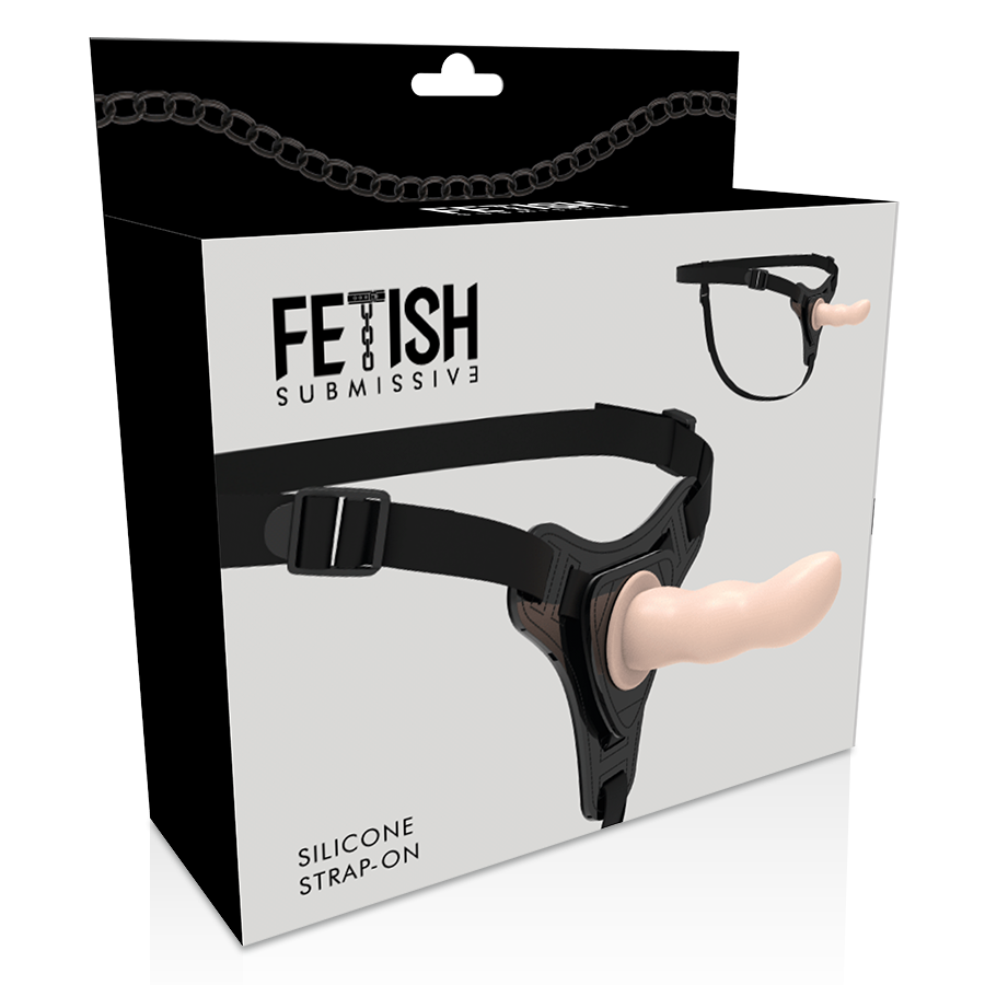 FETISH SUBMISSIVE HARNESS SILICONE CHAIR POINT G 12,5 CM — accessoires inclus