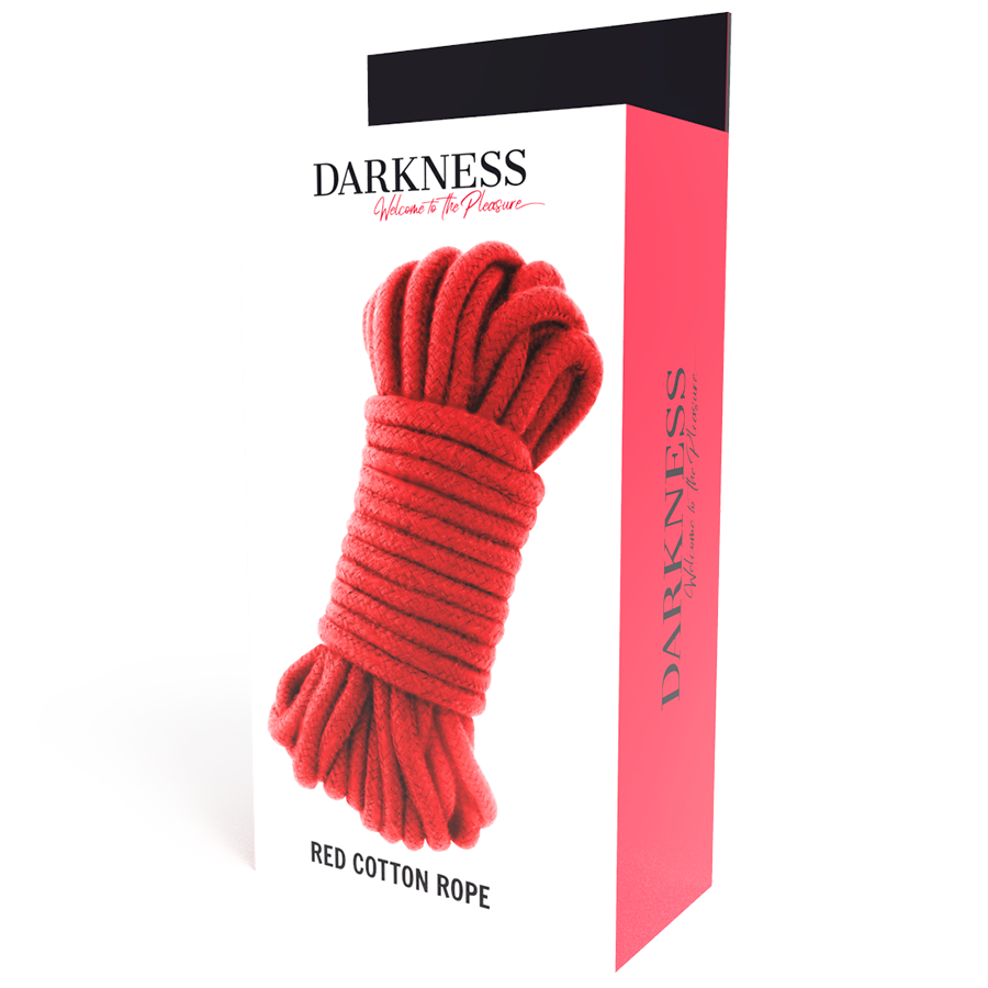 DARKNESS BONDAGE Corde Japonaise 10 M Rouge — vue arrière