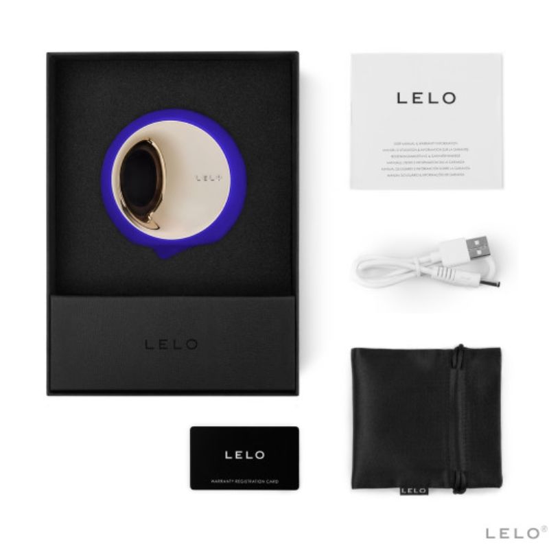 LELO ORA 3 STIMULATEUR SEXE ORAL BLEU NUIT — vue détaillée