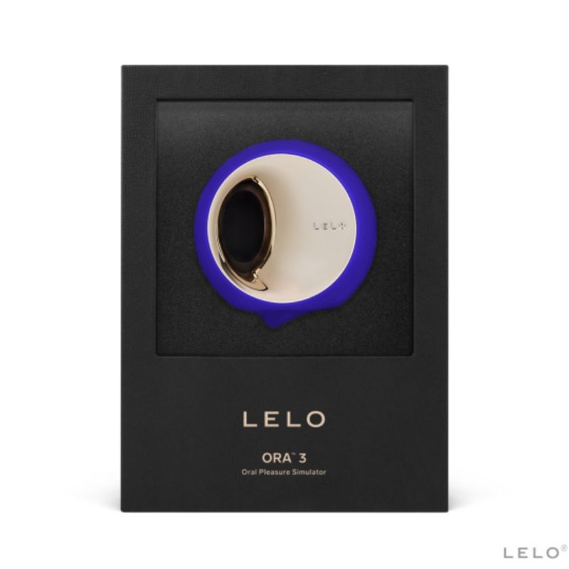 LELO ORA 3 STIMULATEUR SEXE ORAL BLEU NUIT — vue arrière