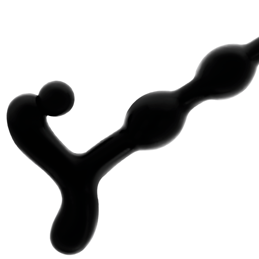 ADDICTED TOYS Balles Anal 22 Cm Noir — vue arrière