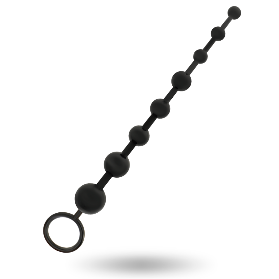 ADDICTED TOYS Billes Anal 29 Cm Noir — vue détaillée
