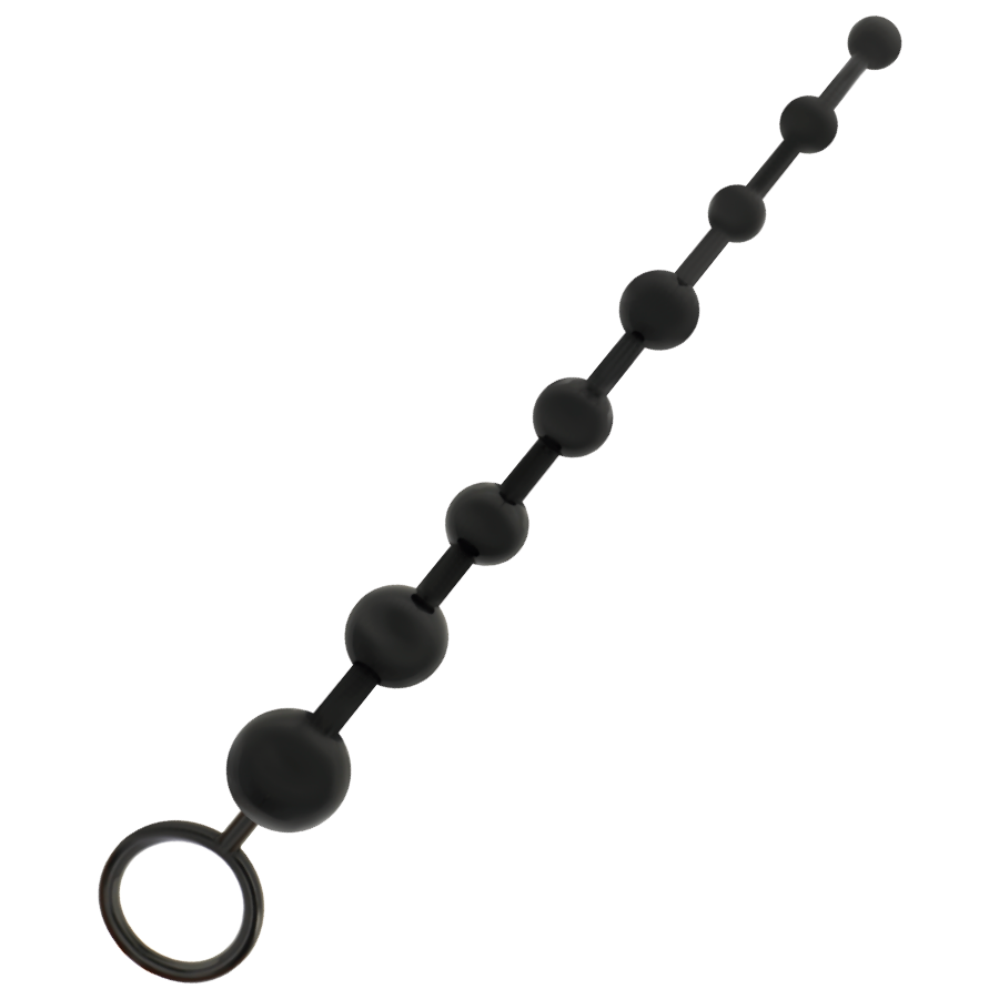 ADDICTED TOYS Billes Anal 29 Cm Noir — vue arrière