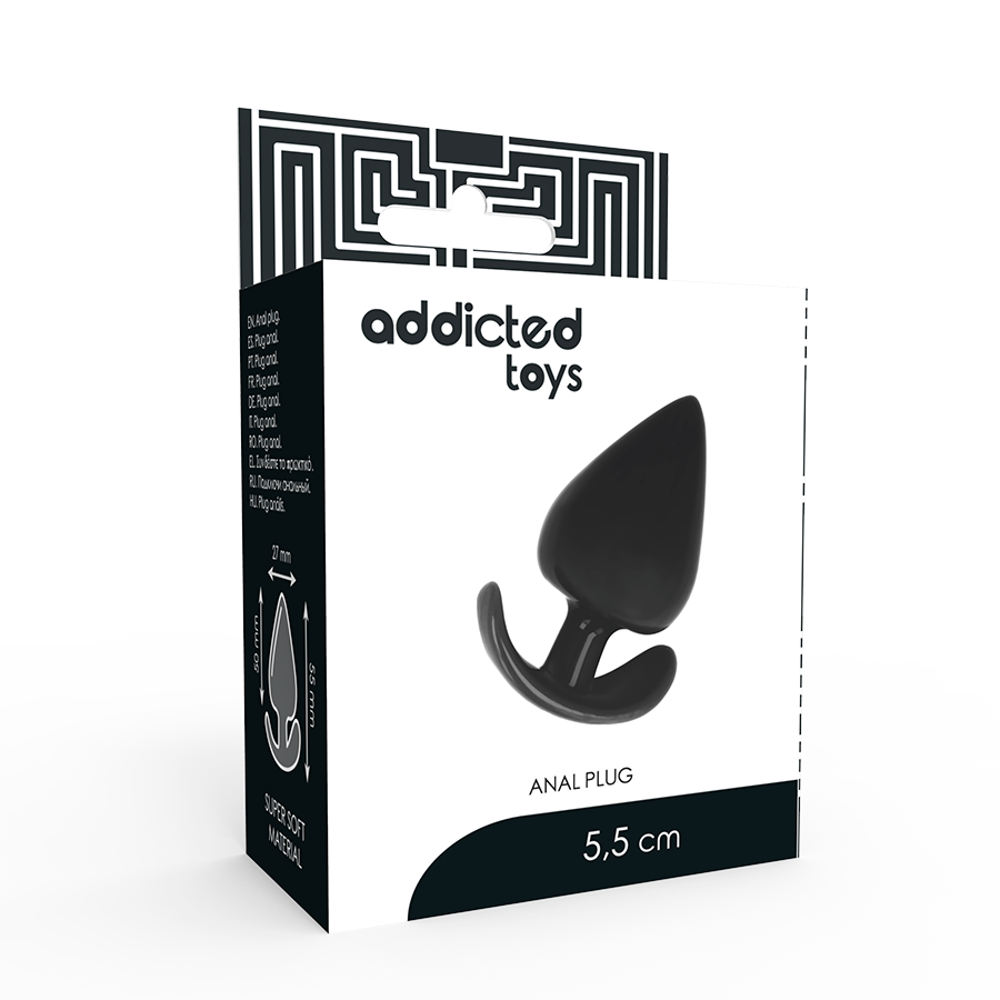 ADDICTED TOYS Plug Anal 5.5 Cm — vue arrière