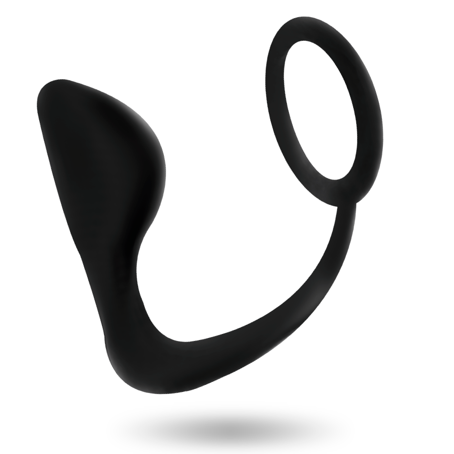 ADDICTED TOYS Plug Anal Anneau Pénis Noir — vue détaillée