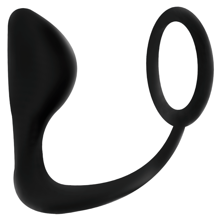 ADDICTED TOYS Plug Anal Anneau Pénis Noir — vue alternative