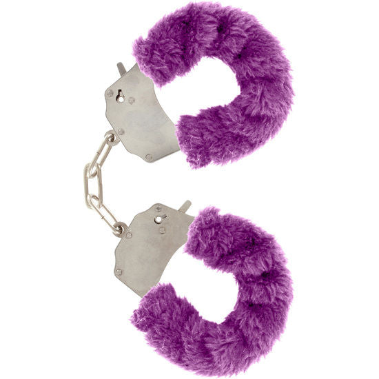 TOYJOY Manchettes Furry Fun Bondage Violet - Aura Intime