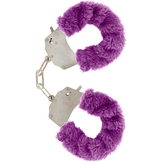 TOYJOY Manchettes Furry Fun Bondage Violet - Aura Intime