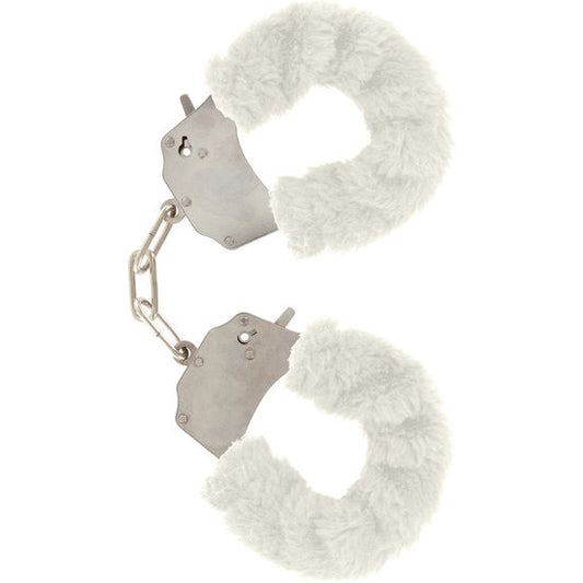 TOYJOY Manchettes Furry Fun Bondage Blanc - Aura Intime