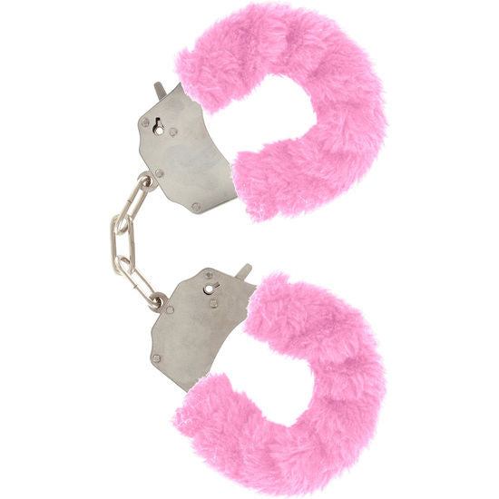 TOYJOY Manchettes Furry Fun Bondage Rose — vue détaillée
