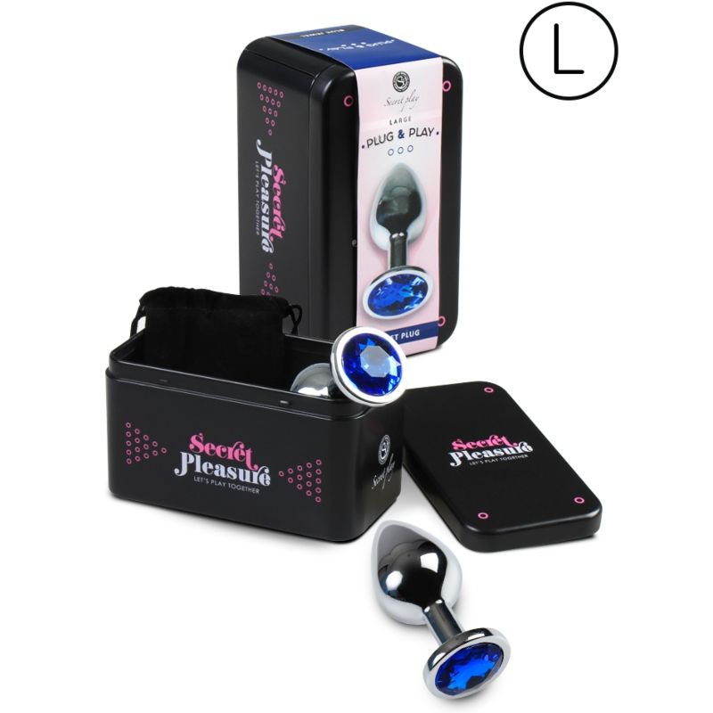 SECRETPLAY TOYS Plug Anal Taille L Bleu — vue détaillée