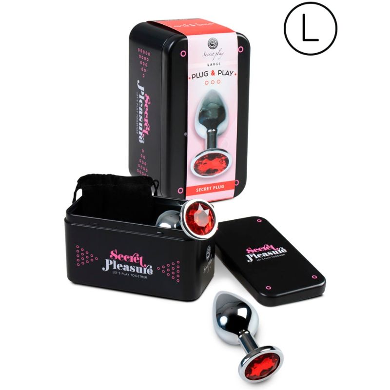 SECRETPLAY TOYS Plug Anal Taille L Rouge — vue détaillée