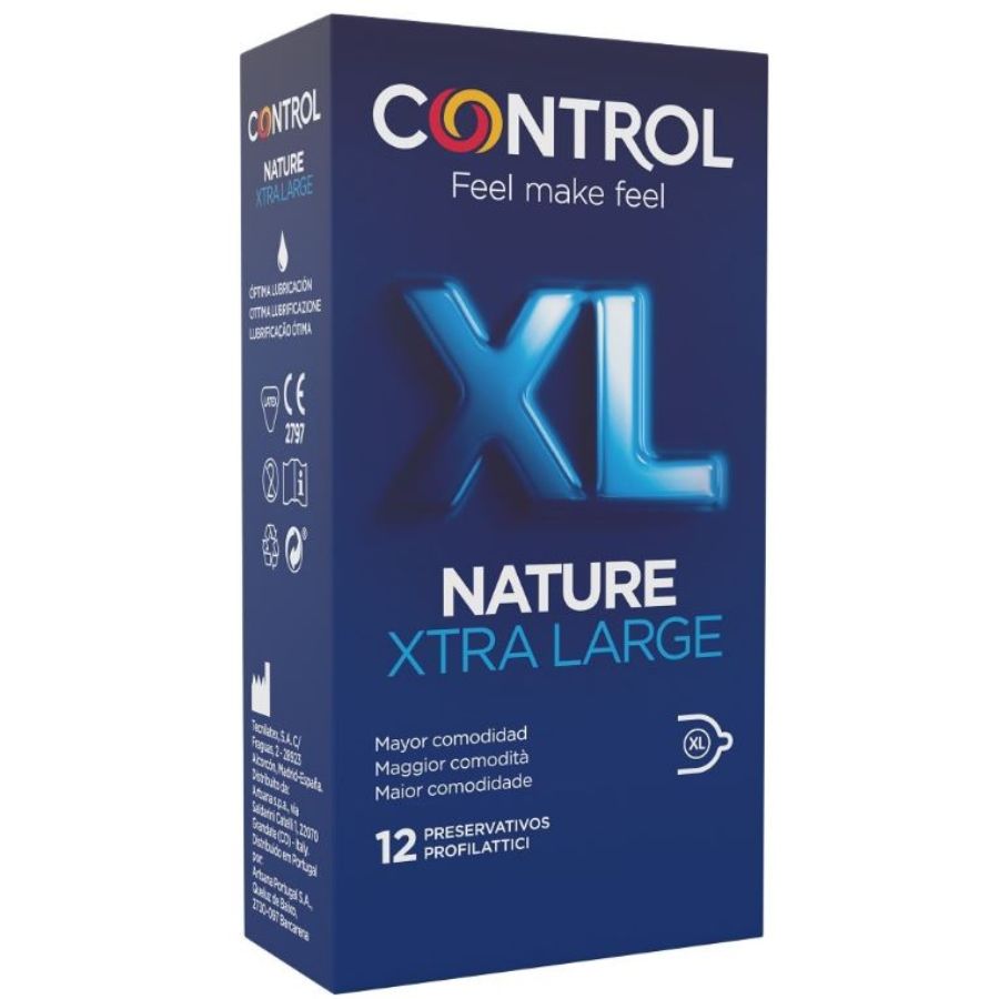 CONTROL CONDOMS Adapta Nature Xl Condoms 12 Units - Aura Intime