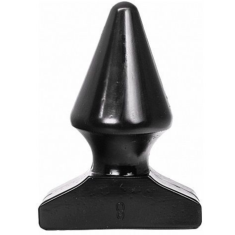 ALL BLACK Plug Anal 17 Cm — vue détaillée