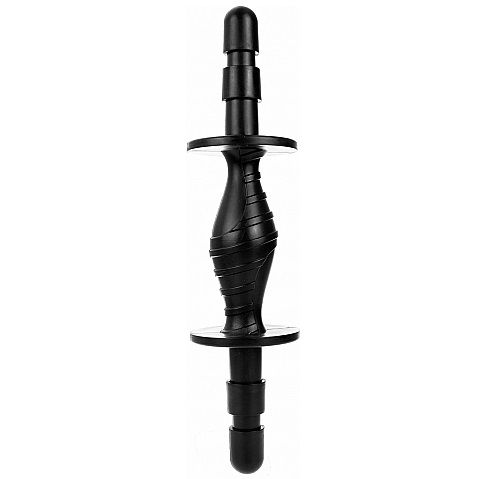 HUNG SYSTEM DOUBLE PÉNÉTRACION NOIR - Aura Intime
