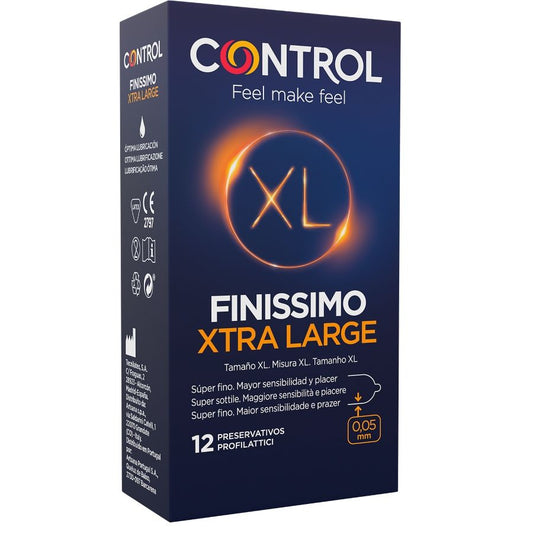 CONTROL CONDOMS Préservatifs Finissimo Xl 12 Unités - Aura Intime