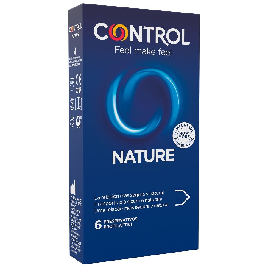 CONTROL CONDOMS Préservatifs Adapta Nature 6 Unités - Aura Intime