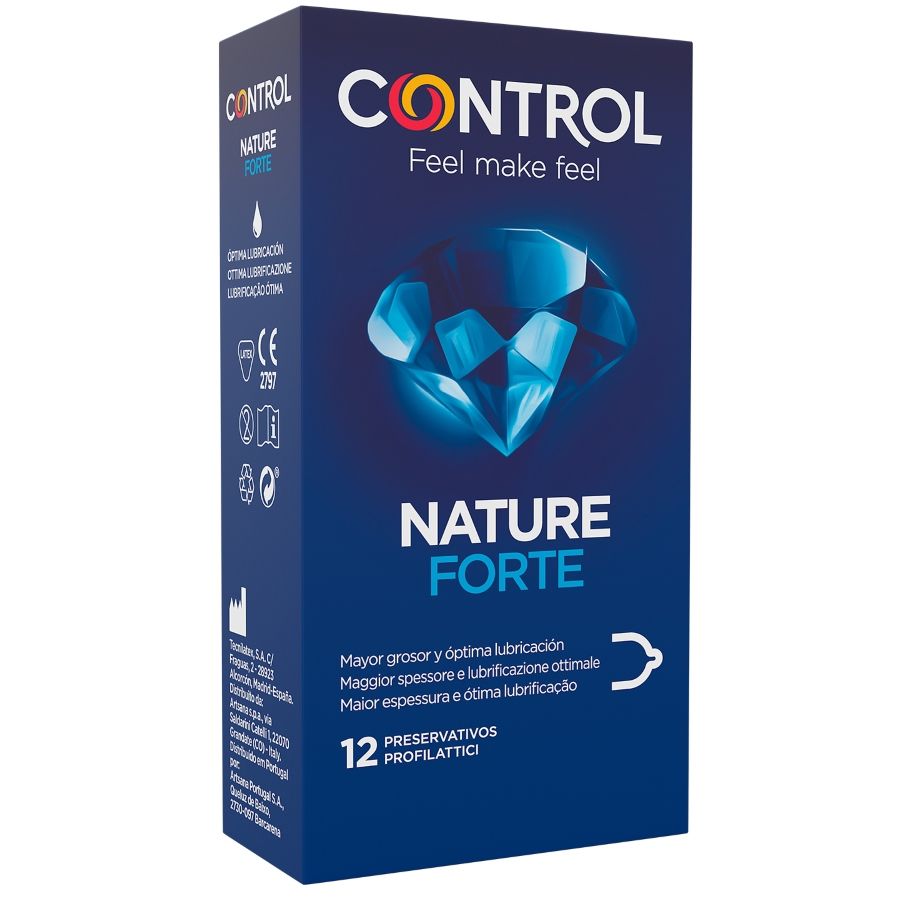 CONTROL CONDOMS Forte 12 Unités - Aura Intime