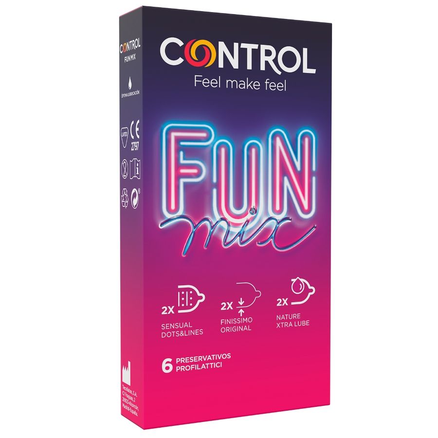 CONTROL CONDOMS Feel Fun Mix 6 Uds - Aura Intime