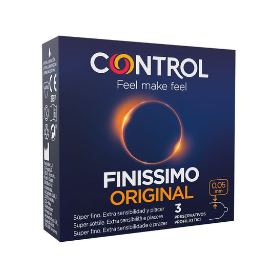 CONTROL CONDOMS Préservatifs Finissimo 3 Unités - Aura Intime