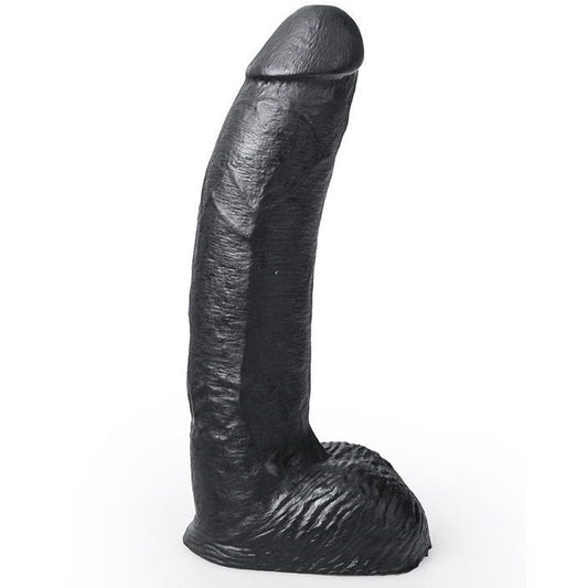 HUNG SYSTEM Gode Réaliste Couleur Noir George 22 Cm - Aura Intime