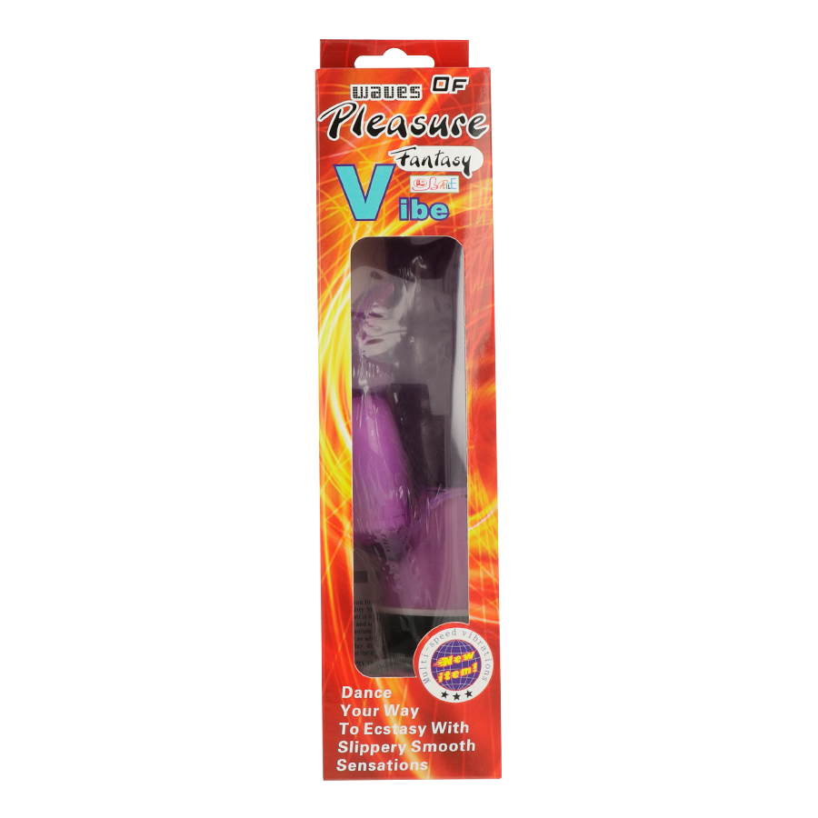 BAILE VIBRATORS Vibrateur Fantasy Waves Of Pleasure Lapin Lilas 23 Cm — vue détaillée