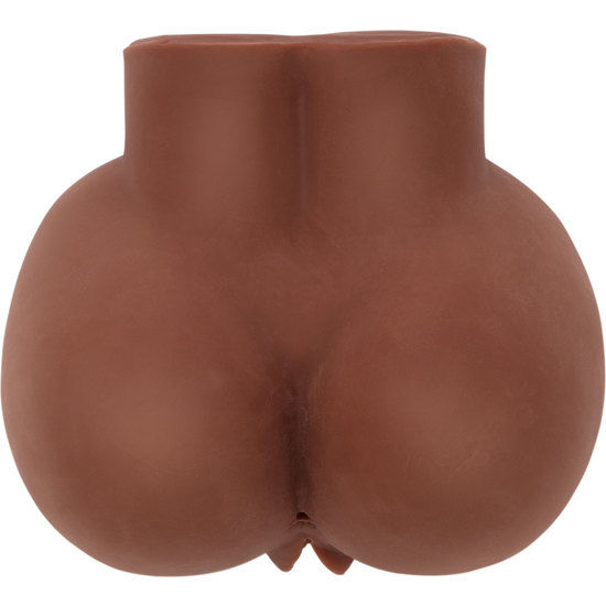 ACT Masturbateur Réaliste Big Ass Vibrateur Marron — vue arrière